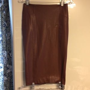 Zara Vegan leather pencil skirt
